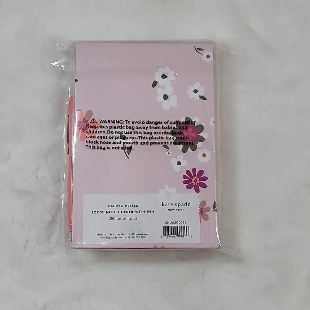 kate spade Pacific Petals Loose Note Holder with Pen